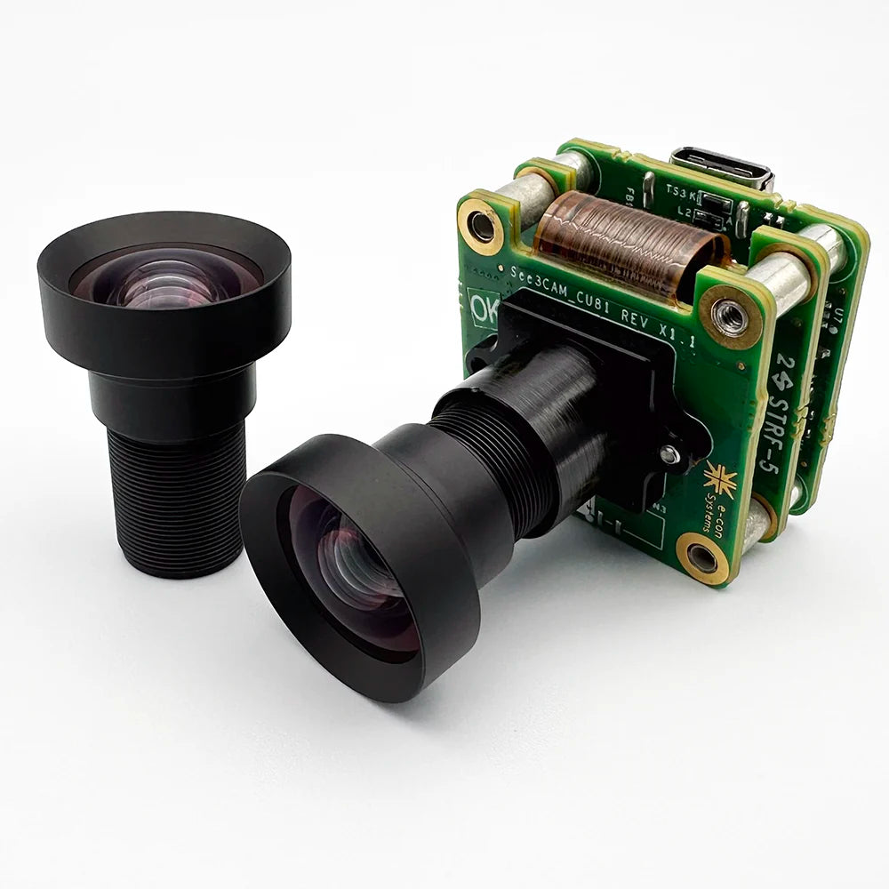 Low Distortion 6mm M12 Lens with Fast F1.7 and up to 8MP 1/1.7"