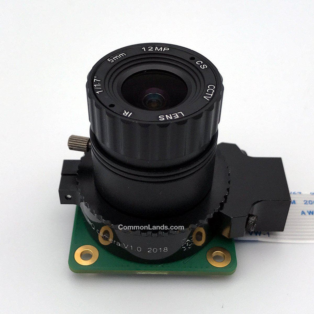 라즈베리 파이 HQ와 같은 12MP+ CS 마운트 카메라용 광각 5mm CS 마운트 렌즈입니다.