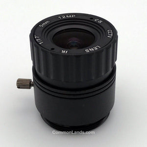 CS 마운트 CCTV 카메라 및 라즈베리 파이 고품질용 5mm CS 마운트 렌즈